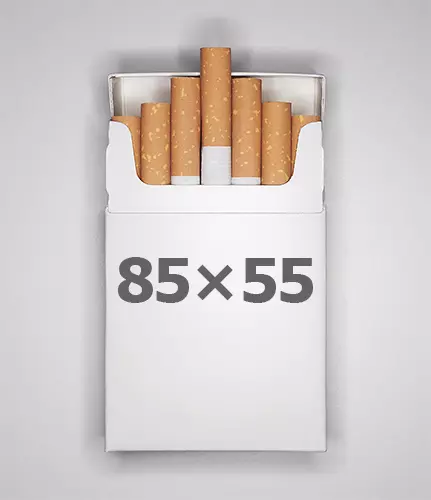 Какой размер пачки сигарет
